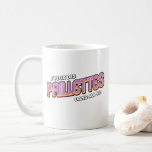 I want sequins in my life. coffee mug