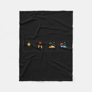 I Want Summer Break Teacher Last Day Of School Fleece Blanket