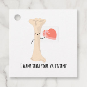 I want tibia your valentine - gift tag