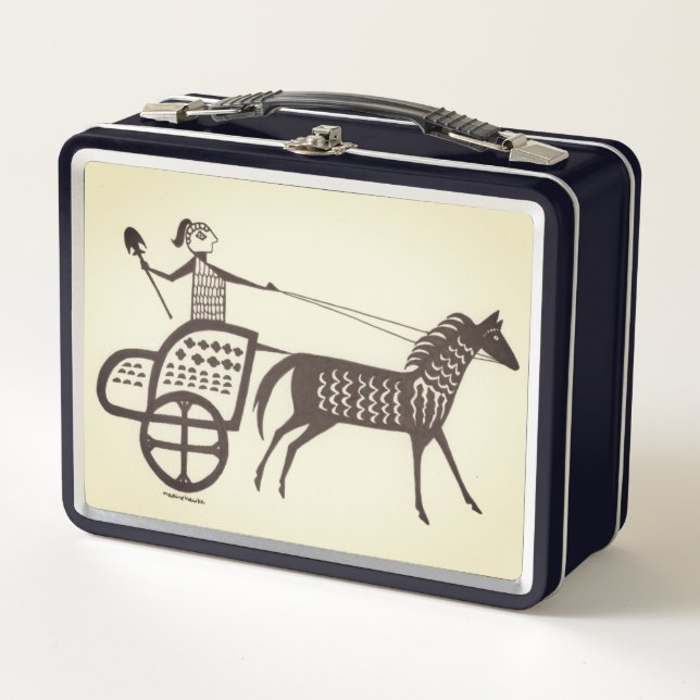 I Want to Be a Charioteer Metal Lunch Box (Front)