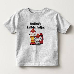 I Want to be a Firefighter T-shirts and Gifts