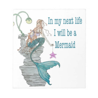 I want to be a Mermaid Notepad