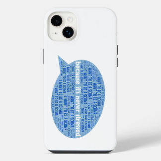 I want to be a schwa iPhone 14 plus case
