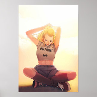 I want to be a superhero poster