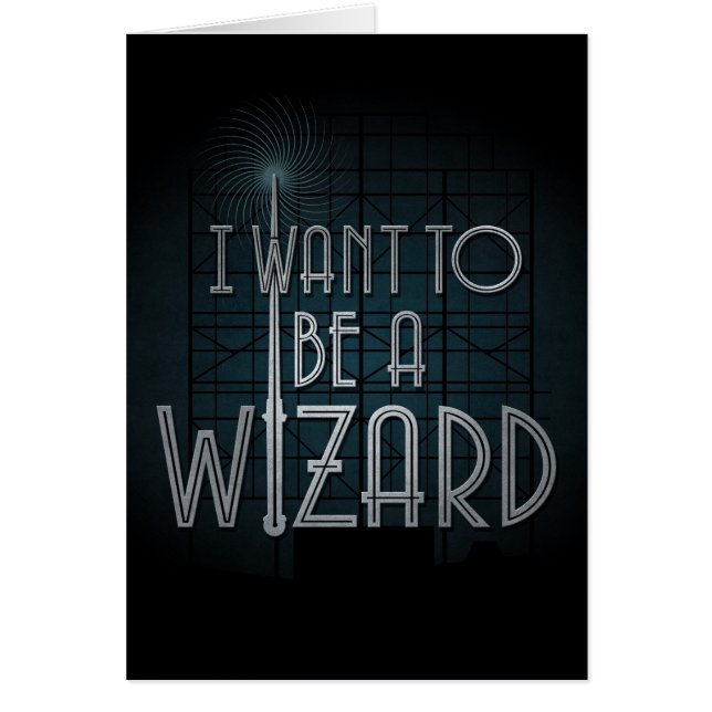 I Want To Be A Wizard (Front)