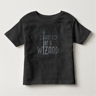 I Want To Be A Wizard Toddler T-Shirt