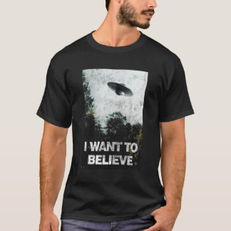 I Want To Believe Area 51 Ufo Alien Abduction T-Shirt