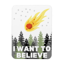 I Want to Believe Asteroid Magnet