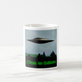 I want to believe coffee mug