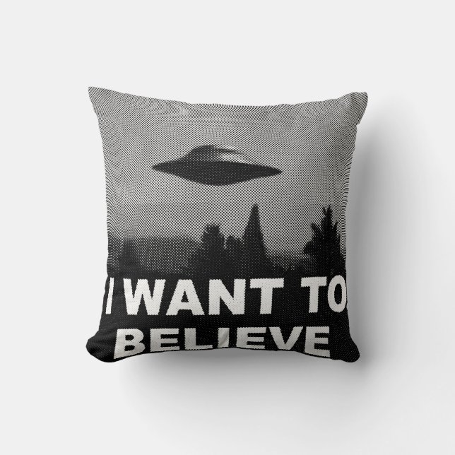 I WANT TO BELIEVE CUSHION (Front)