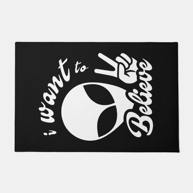 I Want to Believe Doormat (Front)