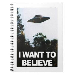 I want to believe notebook