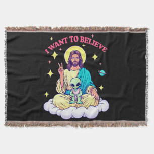 I Want To Believe Throw Blanket