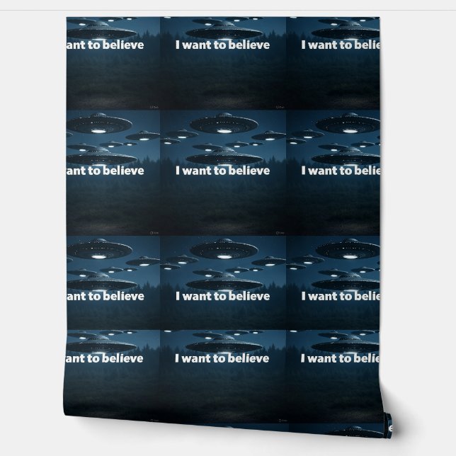 I want to believe wallpaper (Unrolling)