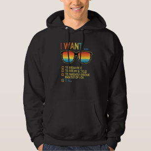 I Want To Break Free To Ride My Bicycle Hoodie