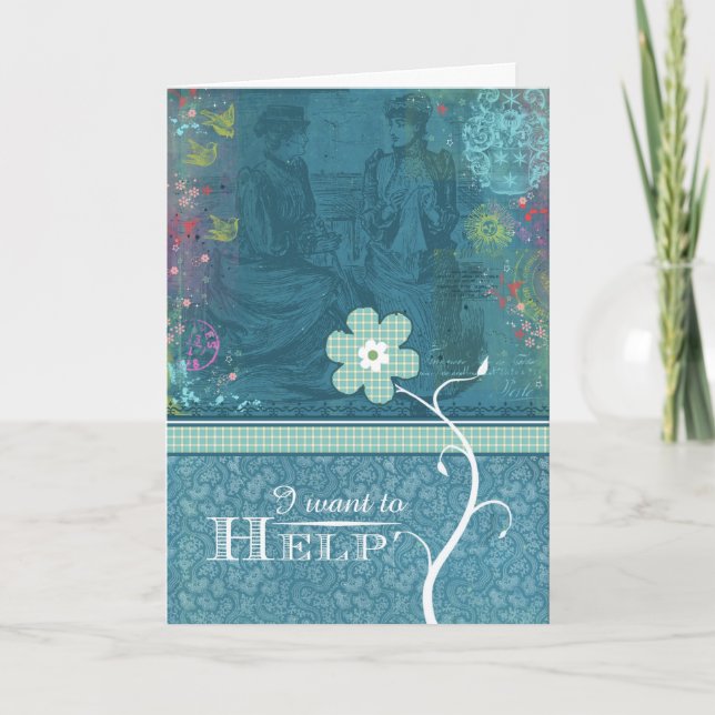 I Want to Help Card (Front)
