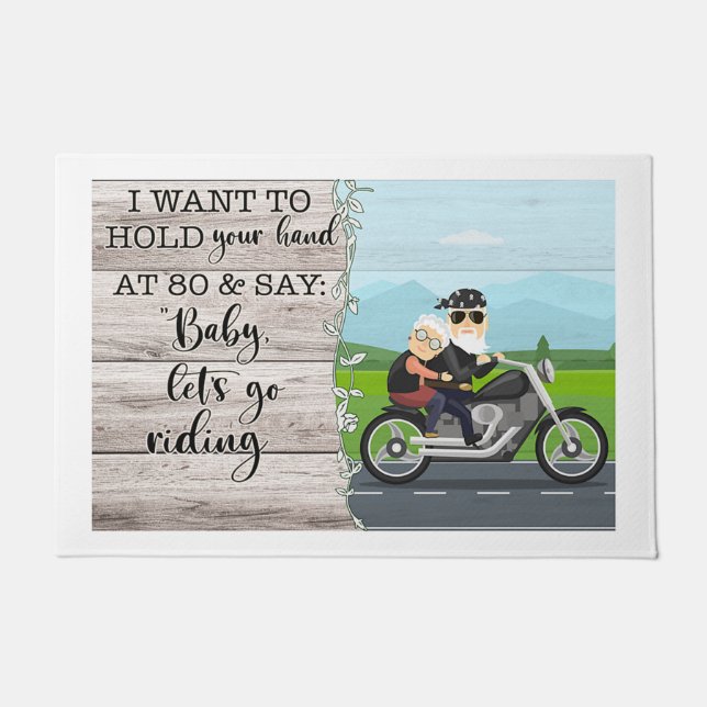I Want To Hold Your Hand And Say, Riding Doormat (Front)