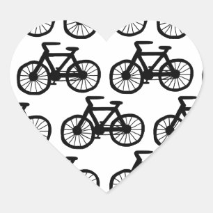 I Want to Ride my Bicycle Heart Sticker