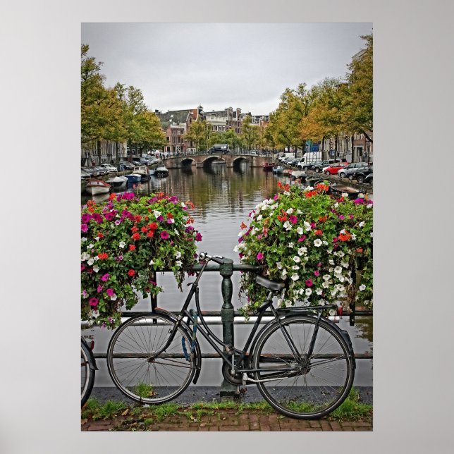 I Want to Ride My Bicycle in Amsterdam - Postcard Poster (Front)