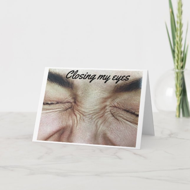 I WANT TO ***SEE YOU FOR CHRISTMAS*** CARD (Front)