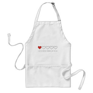 I want to spend my remaining life with you standard apron