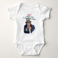 I Want You | Cute Funny Uncle Sam Recruiting Dad