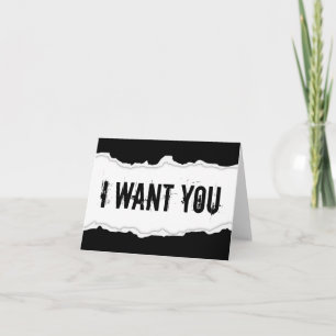 i want you page rip holiday card