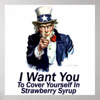 I Want You:  To Cover Youself Poster