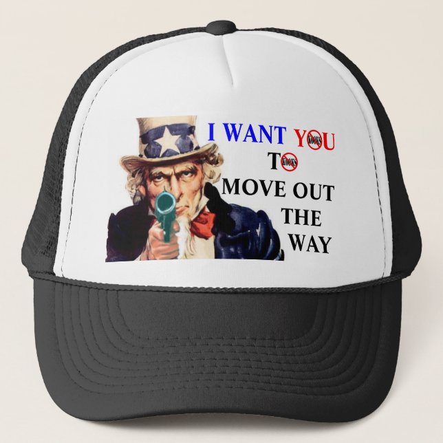 I WANT YOU TO MOVE KOOK TRUCKER HAT (Front)