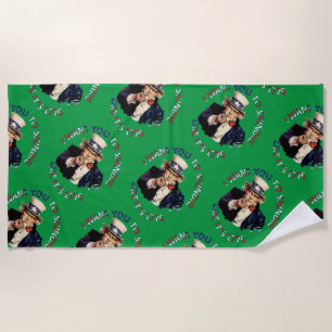I Want You To Shindig Like Its 1776 Beach Towel