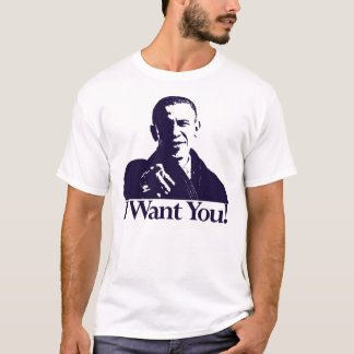 I Want You to Vote Obama! T-Shirt