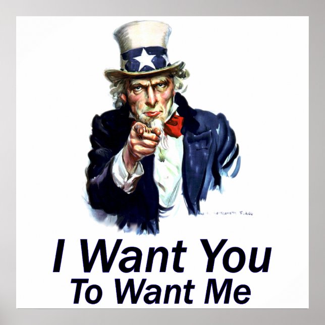 I Want You:  To Want Me Poster (Front)