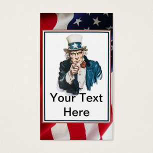 I Want You Uncle Sam Customise Your Text
