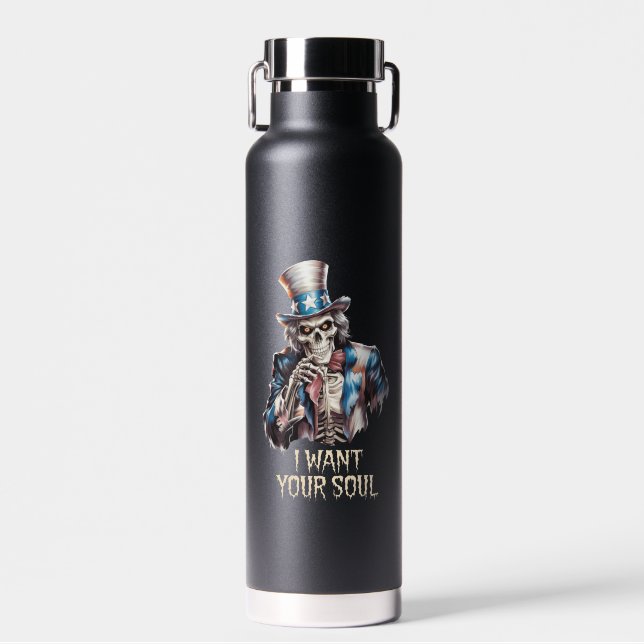 I WANT YOUR SOUL WATER BOTTLE (Front)