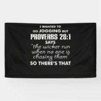 I Wanted To Go Jogging But Proverbs