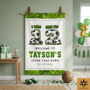 I Was 1 Now I’m 2 Soccer – All-Star 2nd Birthday Banner