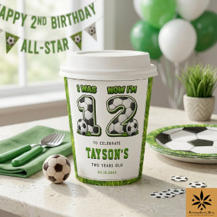 I Was 1 Now I’m 2 Soccer – All-Star 2nd Birthday Paper Cups