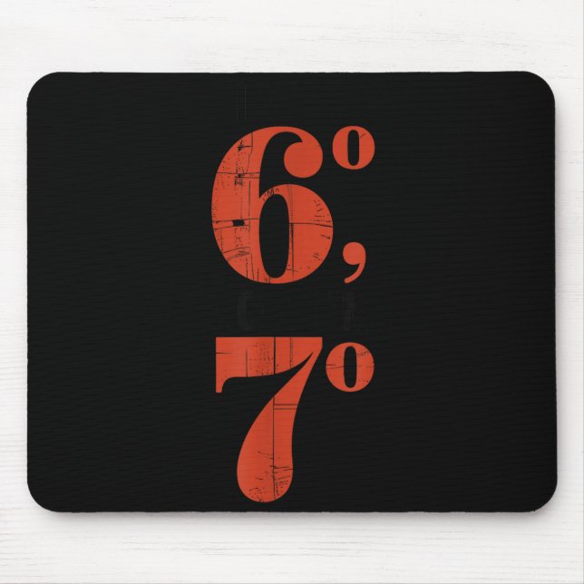 I Was 60 Now I'm 70 Birthday Grandma 67 Funny Matc Mouse Pad (Front)