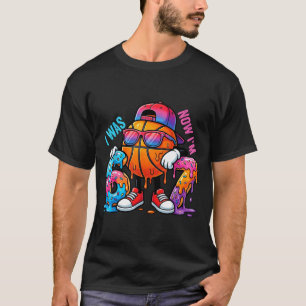 I was 6 Im 7 Birthday Basketball Boys Kids 67 Meme T-Shirt
