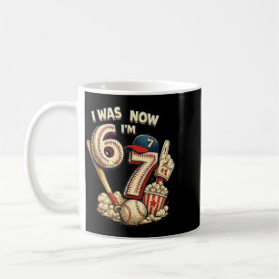 I Was 6 Im 7 Seven Year Old Boys Baseball Birthday Coffee Mug