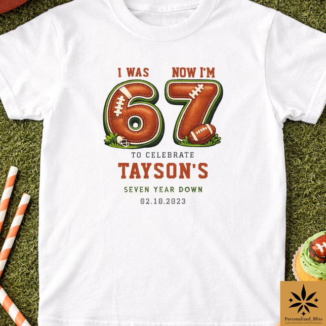 I Was 6, Now I’m 7 – Football America 7th Birthday T-Shirt (I Was 6, Now I’m 7 – Football America 7th Birthday T-Shirt
)