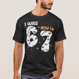 I Was 6 Now I'M 7 Hockey T-Shirt