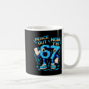 I Was 6 Now I'm 7 Six Seven Brainrot 7 Year Old Bi Coffee Mug