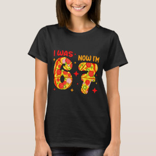 I Was 6 Now I'm 7 Zza Birthday 7 Year Old Theme T-Shirt