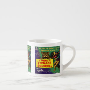 I was a teenage squirrel espresso cup