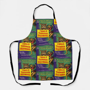 I Was a Teenage Squirrel Parody Apron