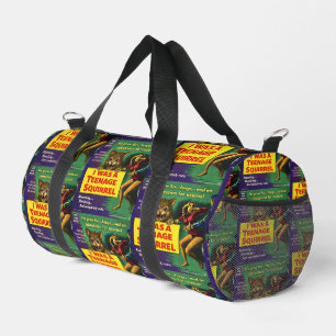 I Was a Teenage Squirrel Parody Duffle Bag
