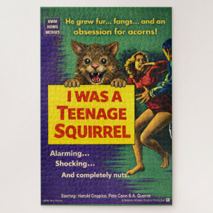 I Was a Teenage Squirrel Parody Jigsaw Puzzle