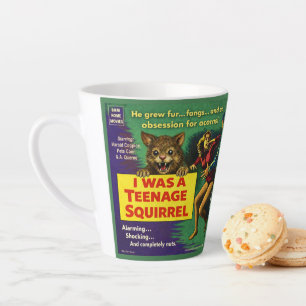 I Was a Teenage Squirrel Parody Latte Mug