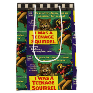 I Was a Teenage Squirrel Parody Medium Gift Bag